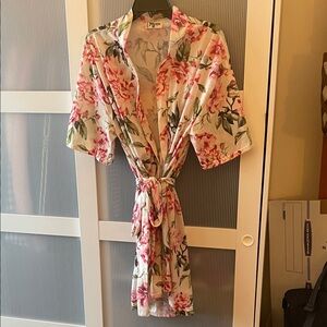 Mumu, O/S Floral Kimono Robe